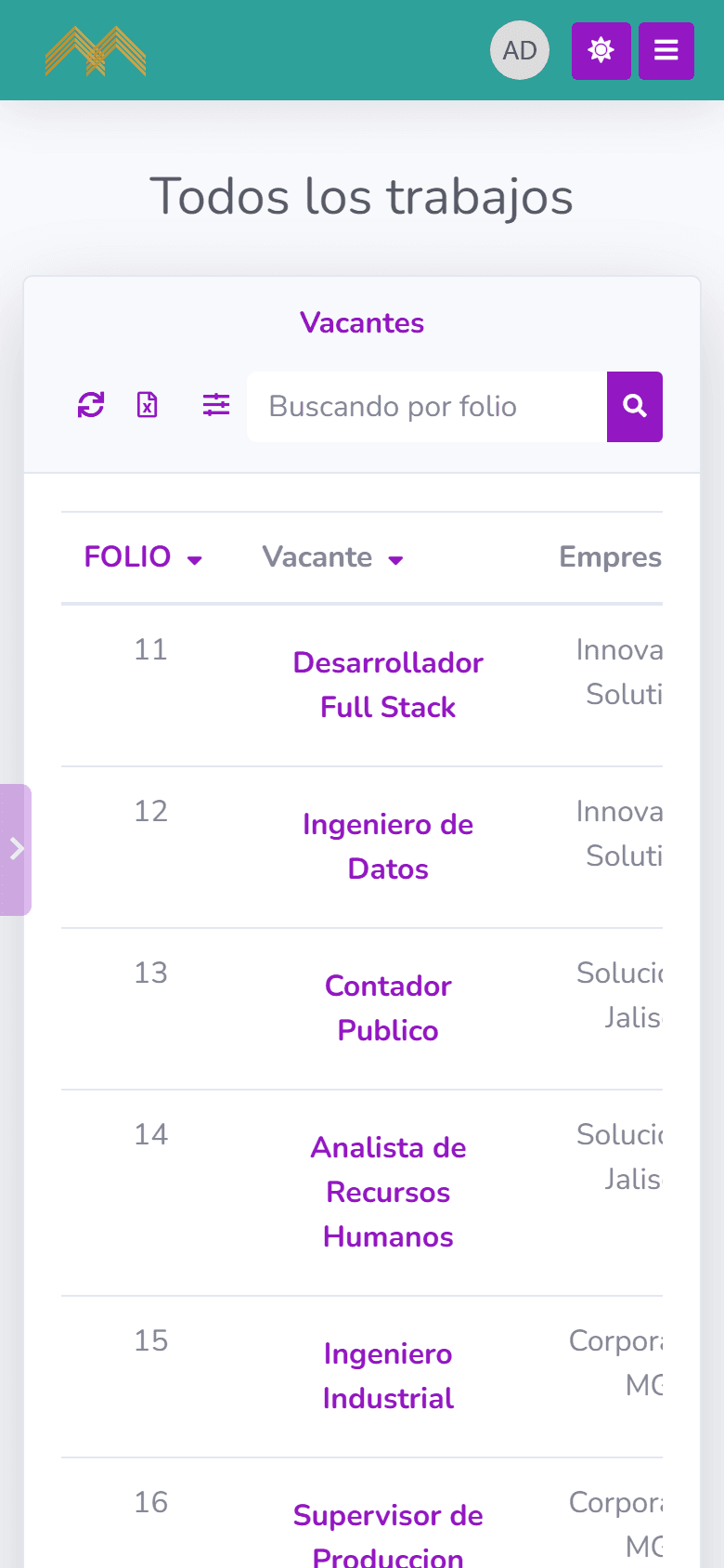 Control de Encuestas y Bolsa de Trabajo screenshot 14