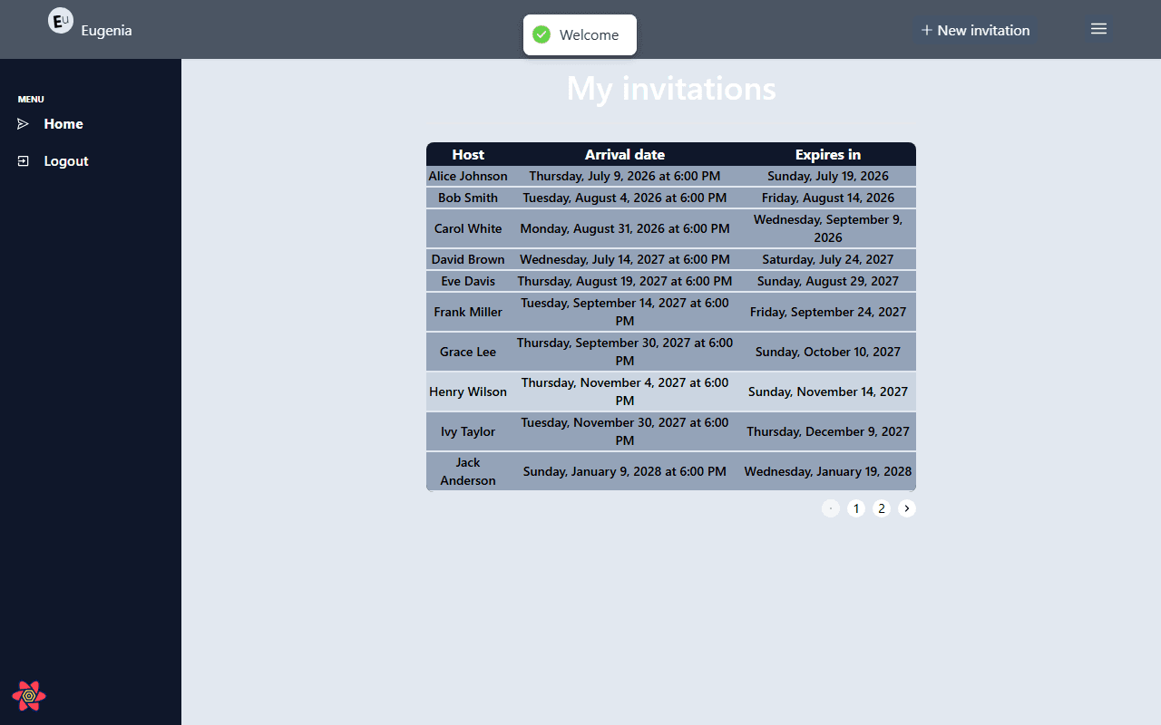 Eugenia Invitations screenshot 4