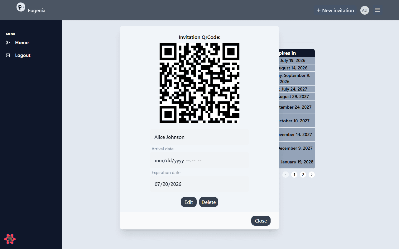 Eugenia Invitations screenshot 5